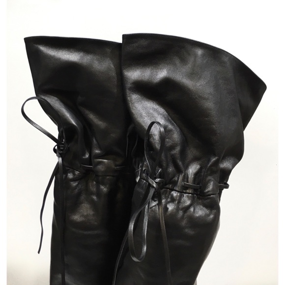Gucci Lisa Over the Knee Leather Boots -US 6 -NIB - Picture 4 of 9